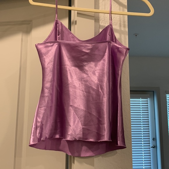Purple silk tank - Picture 3 of 3